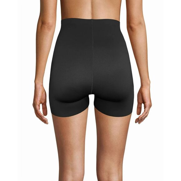 Nicole Miller‎ Scuba High Waisted Shaping Shorts Black Size Large NWT - Picture 2 of 2
